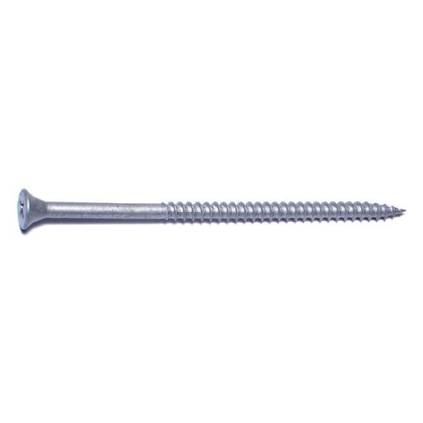 Buildright Deck Screw, #10 x 4 in, Steel, Flat Head, Phillips Drive, 500 PK 09252 - main